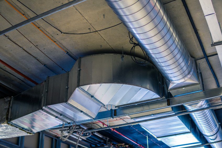 pipes of hvac system 